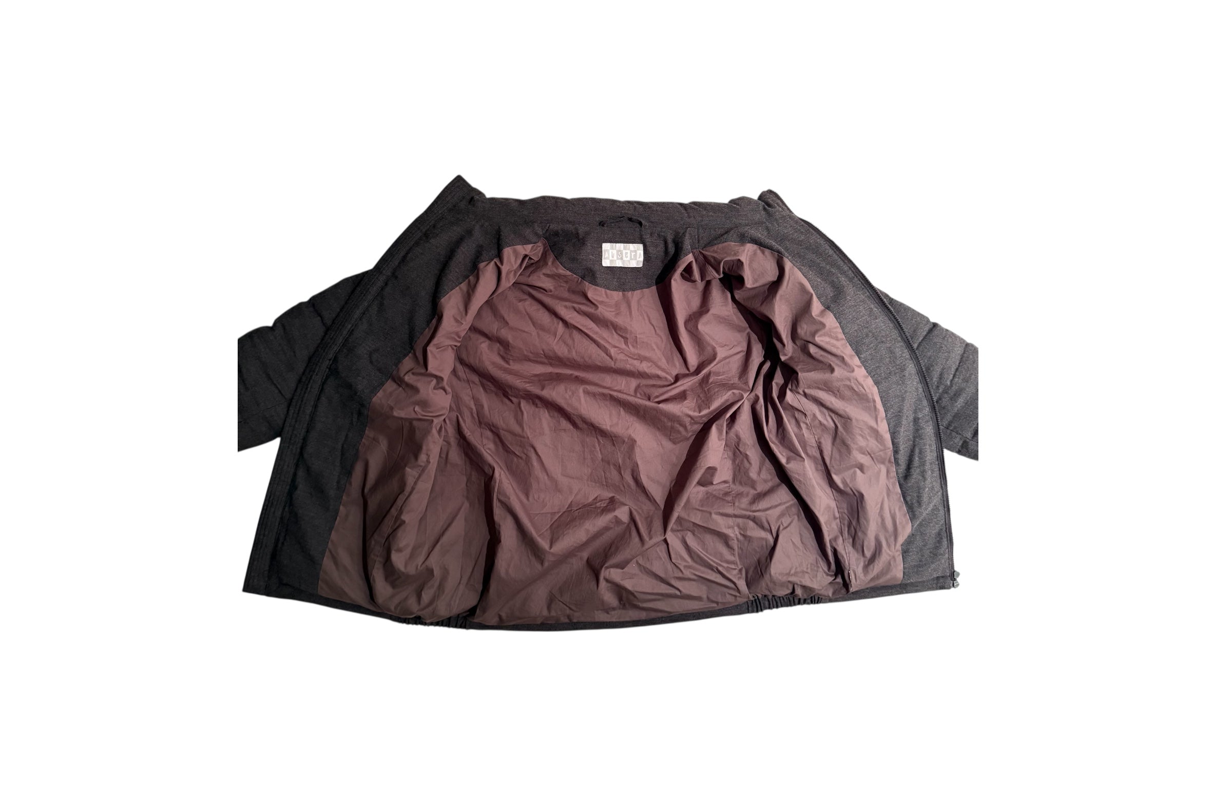 Wool Linen Puffer Jacket